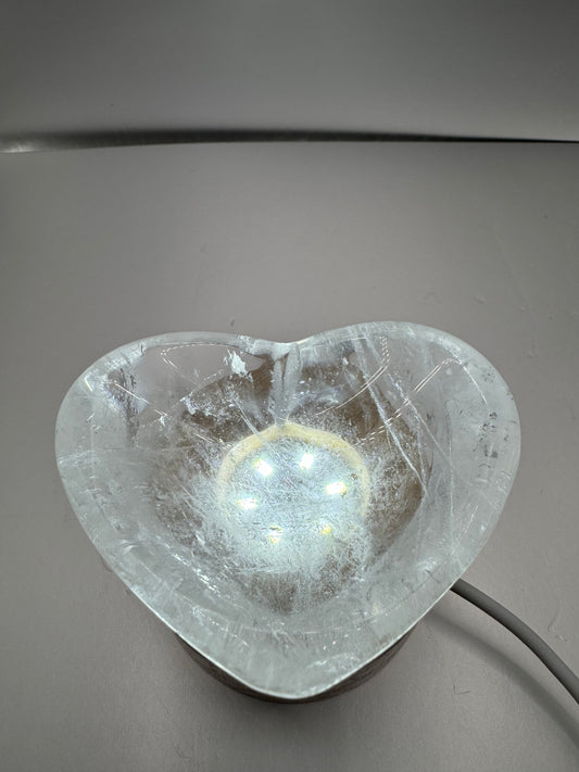 Heart Shape Clear Quartz