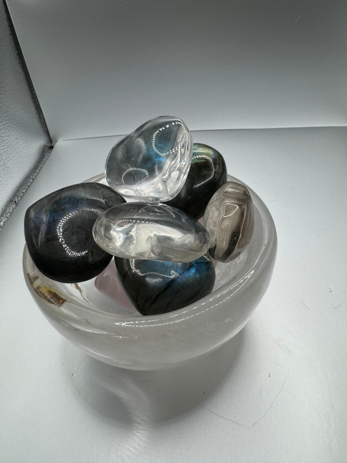 Clear Quartz in Heart Shape