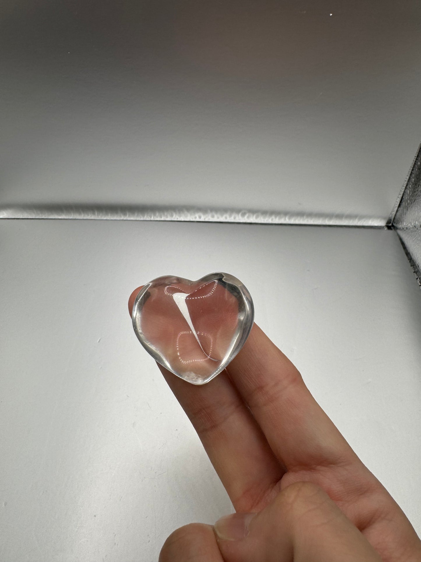Clear Quartz in Heart Shape