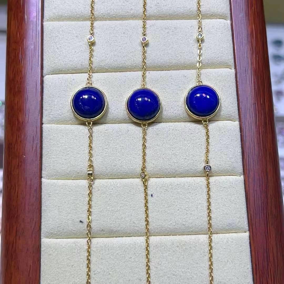 lapis lazuli round bracelet/ea