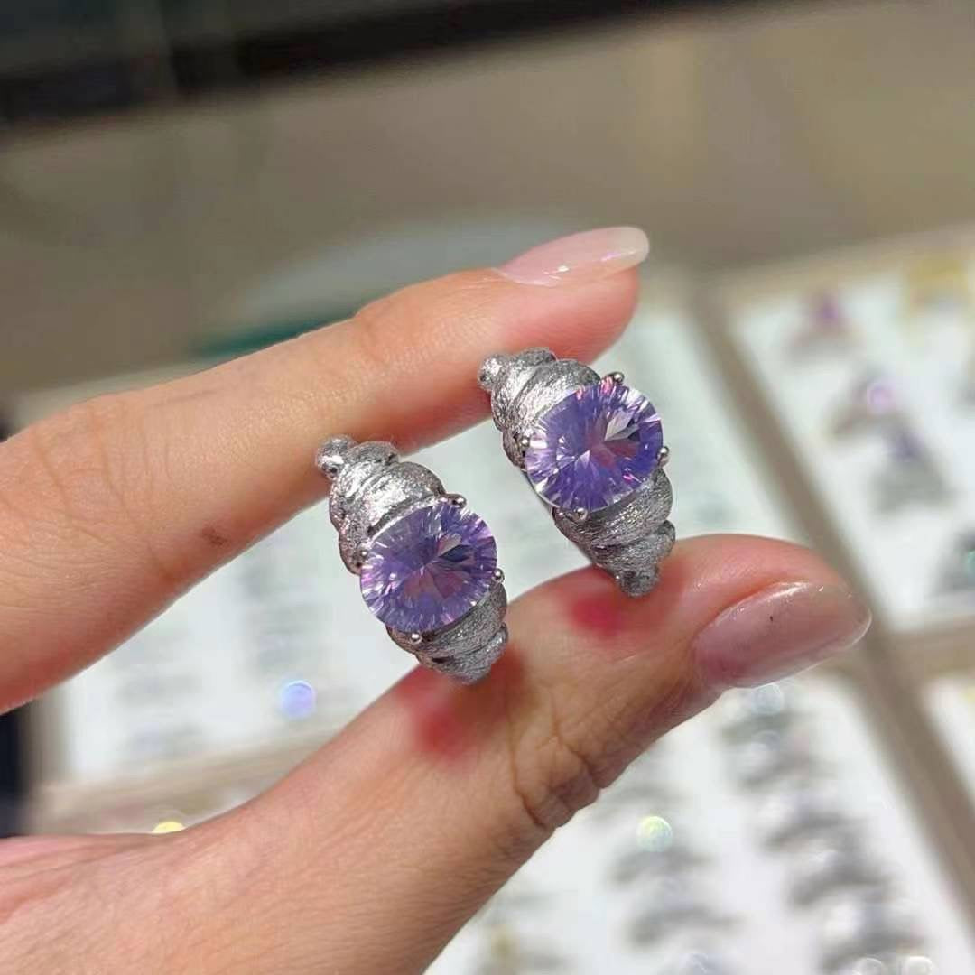 Amethyst Ring-twist pattern