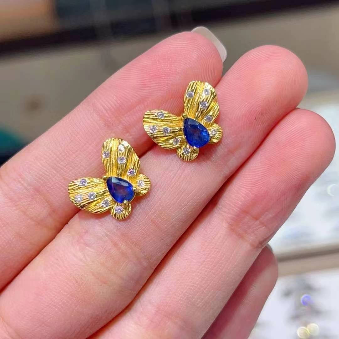Tanzanite Earring-Butterfly