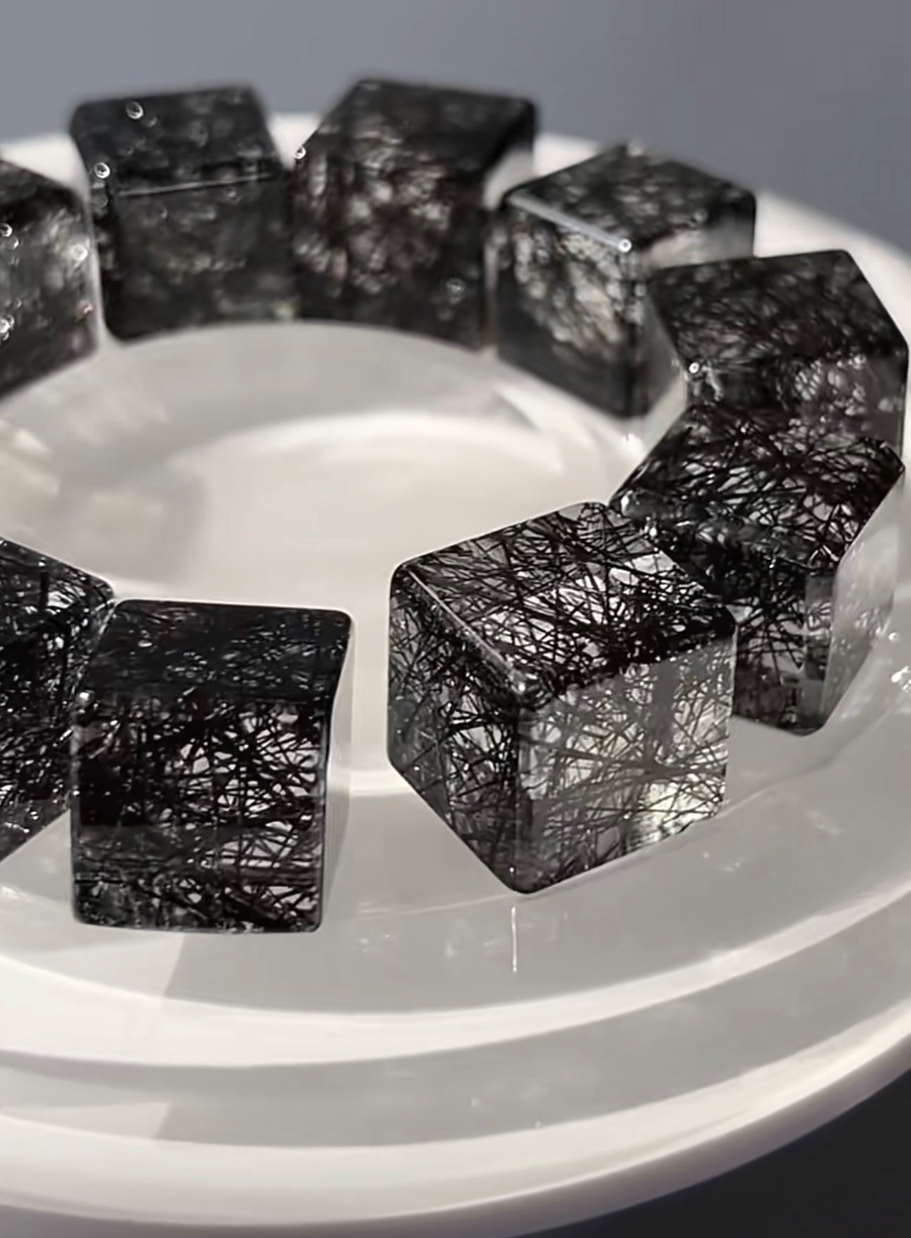Special! Limited Quantity Black Tourmaline or Black Rutilated Quartz (cube)/ea