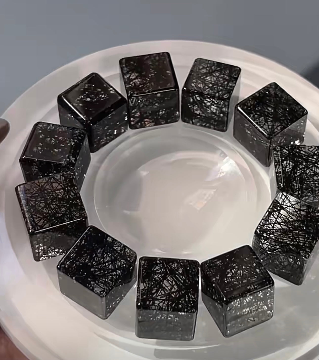 Special! Limited Quantity Black Tourmaline or Black Rutilated Quartz (cube)/ea