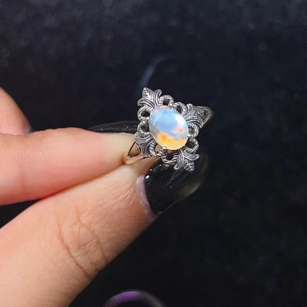 Moonstone ring-Oval