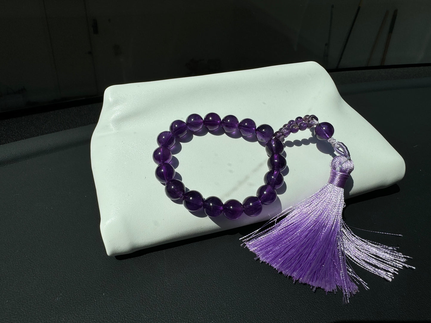 Amethyst Bracelets-11mm beads