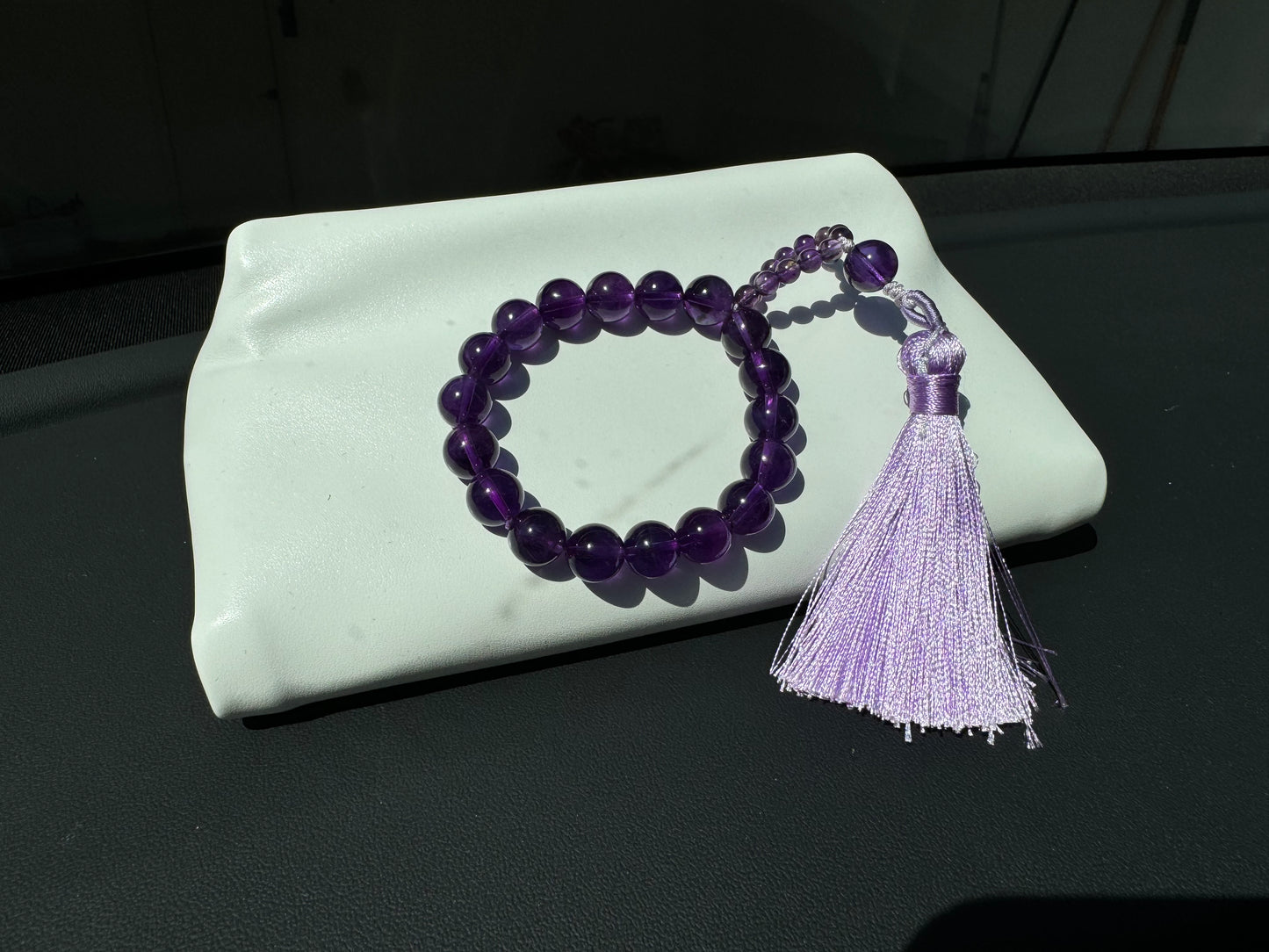 Amethyst Bracelets-11mm beads