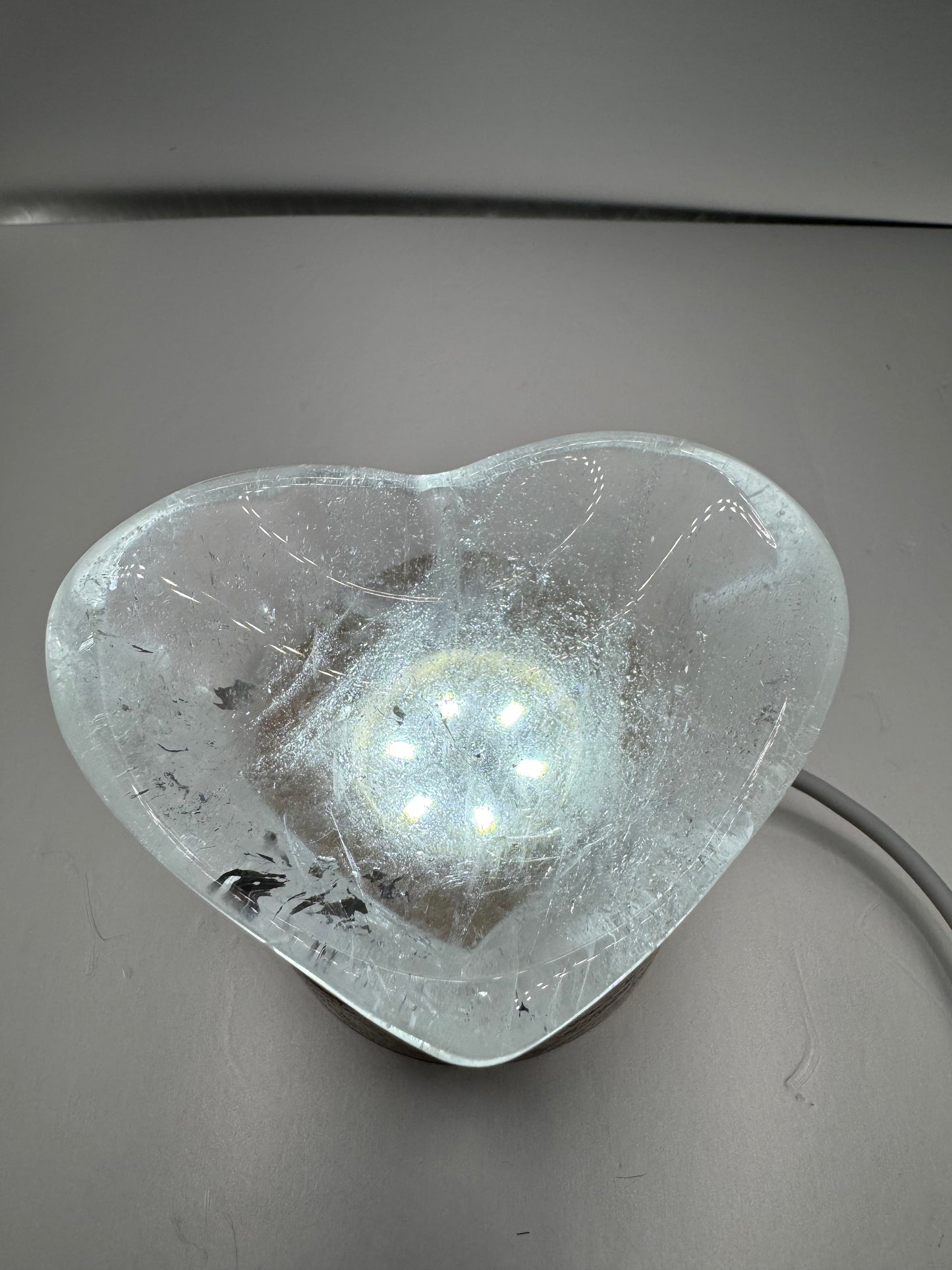 Heart Shape Clear Quartz