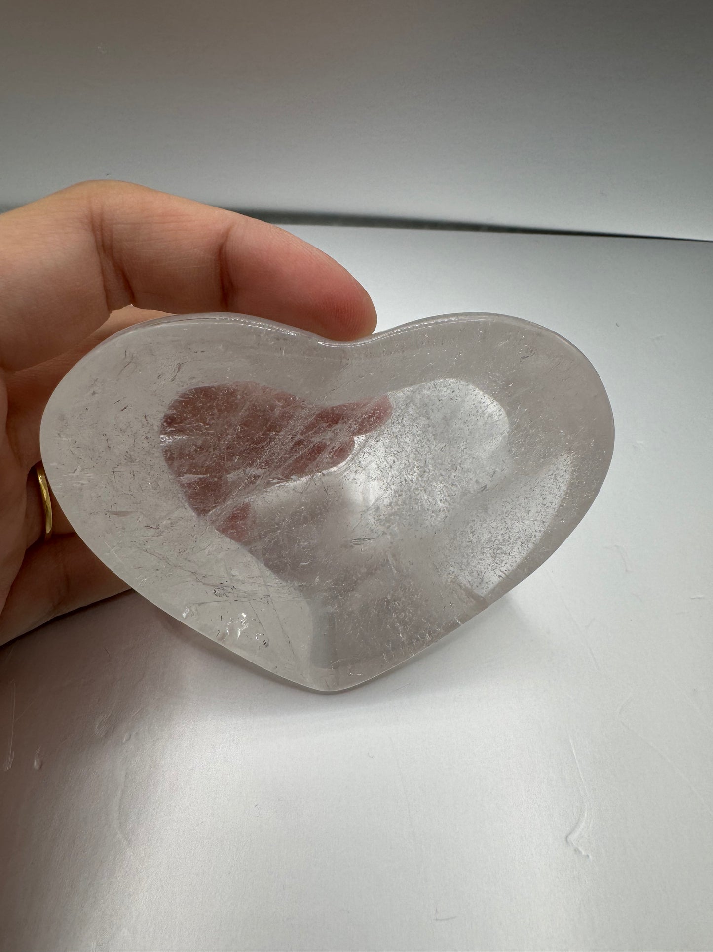 Heart Shape Clear Quartz
