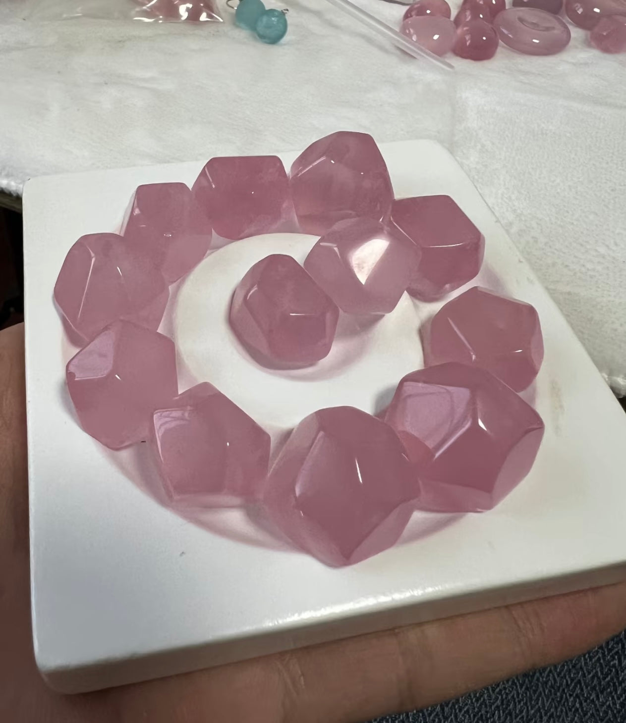 Rose Quartz Cluster