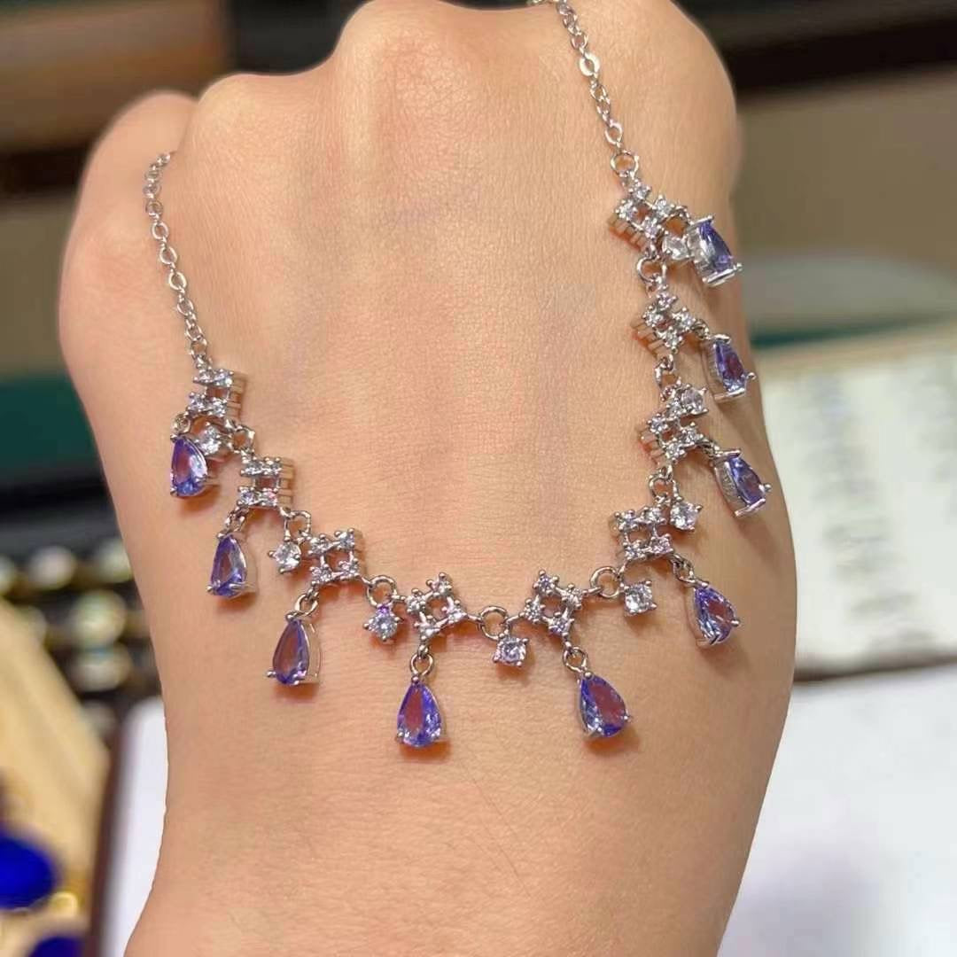 Tanzanite Stone Necklace