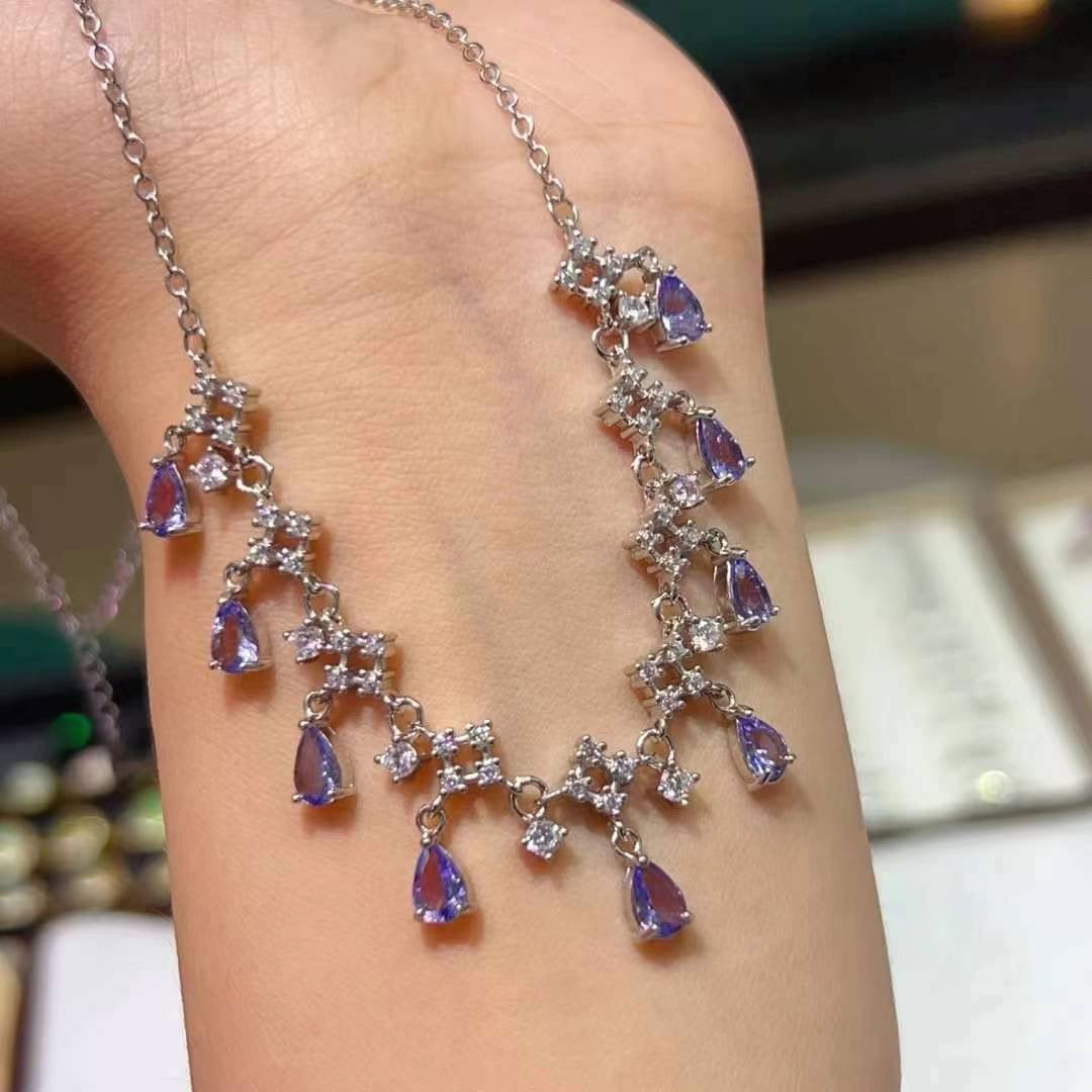 Tanzanite Stone Necklace