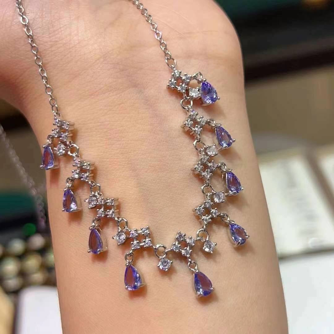Tanzanite Stone Necklace