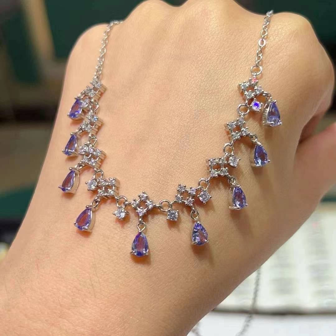 Tanzanite Stone Necklace
