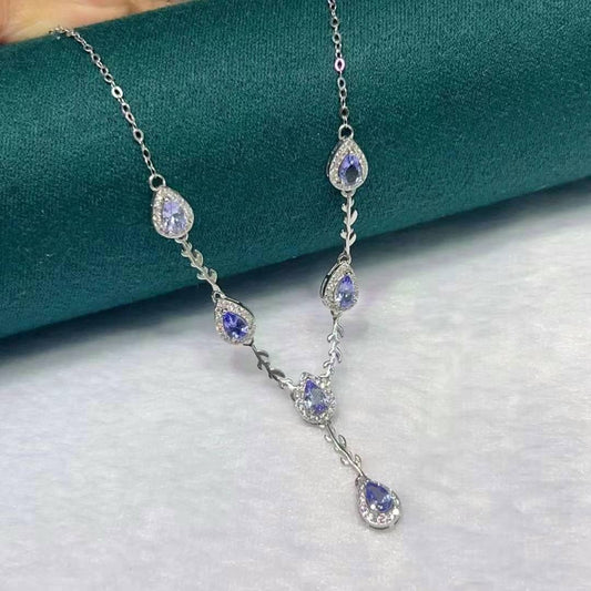 Tanzanites Necklace-1